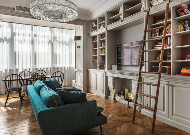 Фотография: Гостиная в стиле Классический, Квартира, Гид, Герой InMyRoom – фото на INMYROOM