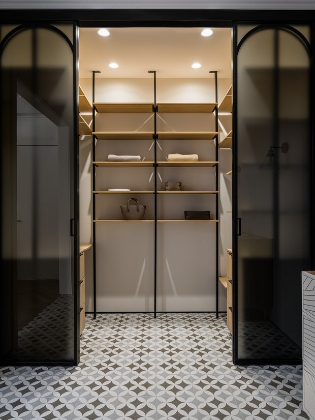 Фотография: Гардеробная в стиле Современный, Квартира, Проект дня, Сталинка, 3 комнаты, 60-90 метров, Екатерина Любимкина – фото на INMYROOM