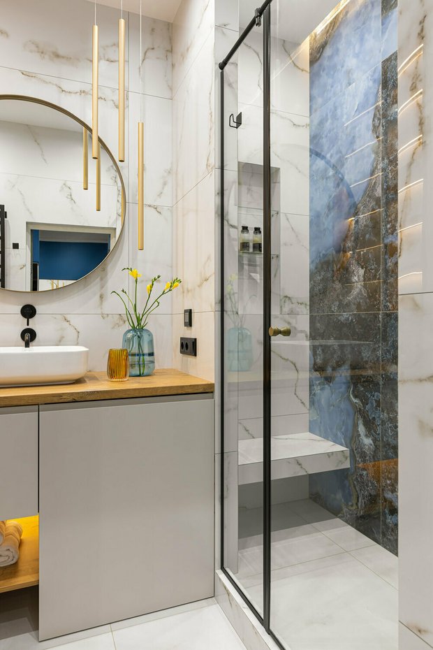 Фотография:  в стиле , Ванная, Советы, дизайн ванной комнаты, ванная в современном стиле, маленькая ванная – фото на INMYROOM