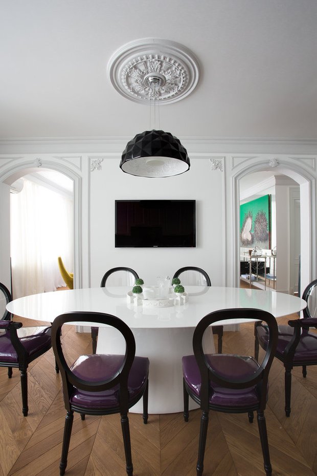 Фотография: Кухня и столовая в стиле Классический, Современный, Эклектика, Квартира, Украина, Проект недели, Фьюжн, Киев, Лидия Пфайфер, Ольга Фрадина – фото на INMYROOM