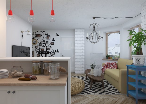 Фотография: Гостиная в стиле Скандинавский, Квартира, Дома и квартиры, IKEA – фото на INMYROOM