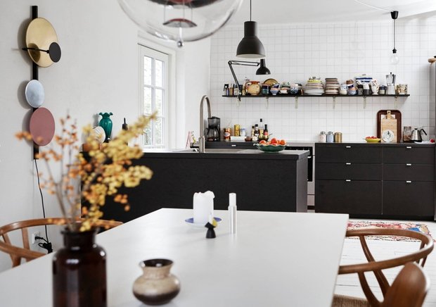 Фотография: Кухня и столовая в стиле Современный, Гостиная, Детская, Декор интерьера, Дом, Дания, ИКЕА, Дом и дача, Более 90 метров – фото на INMYROOM