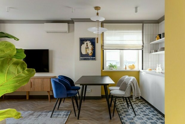 Фотография: в стиле, Кухня и столовая, Квартира, Ремонт – фото на INMYROOM