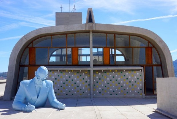 Крыша дома Ле Корбюзье