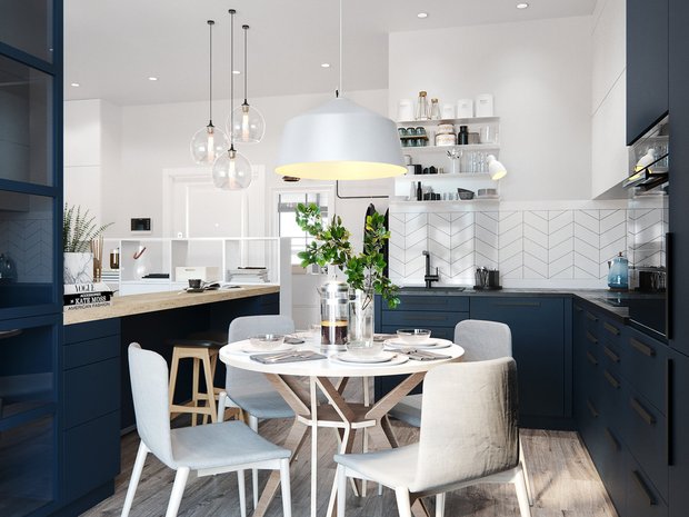 Фотография: Кухня и столовая в стиле Современный, Советы, ламинат, ламинат в квартире, ламинат на полу, за и против, Виктория Пашинская, энциклопедия_отделка, Наталья Широкорад, Ольга Артемова, ламинат в мокрой зоне – фото на INMYROOM