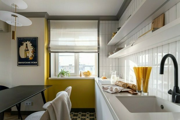 Фотография: в стиле, Кухня и столовая, Квартира, Ремонт – фото на INMYROOM