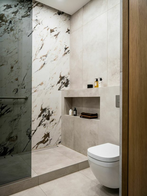 Фотография: Ванная в стиле Современный, Проект недели, 4 и больше, Более 90 метров – фото на INMYROOM