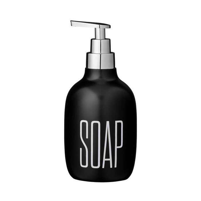 Диспенсер для мыла Soap black черного цвета