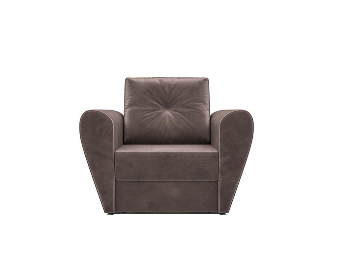 Кресло-кровать Квартет серо-коричневого цвета - купить Интерьерные кресла по цене 22890.0