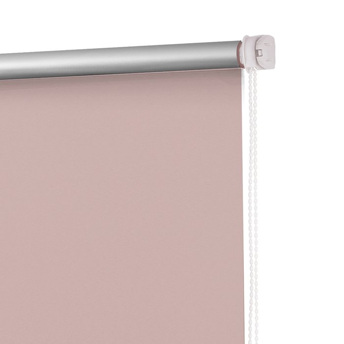 Рулонная штора Миниролл Блэкаут цвета пыльной розы 80x160