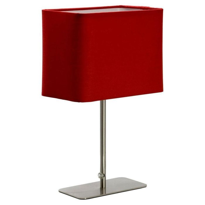 Настольная лампа Lussole Evans с красным абажуром