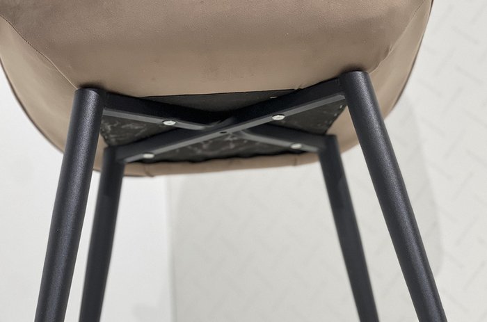 Стул Лари темно-бежевого цвета - купить Обеденные стулья по цене 6580.0