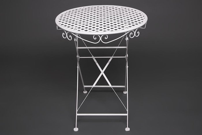 Стол кофейный Secret De Maison Patio белого цвета - купить Садовые столы по цене 9410.0