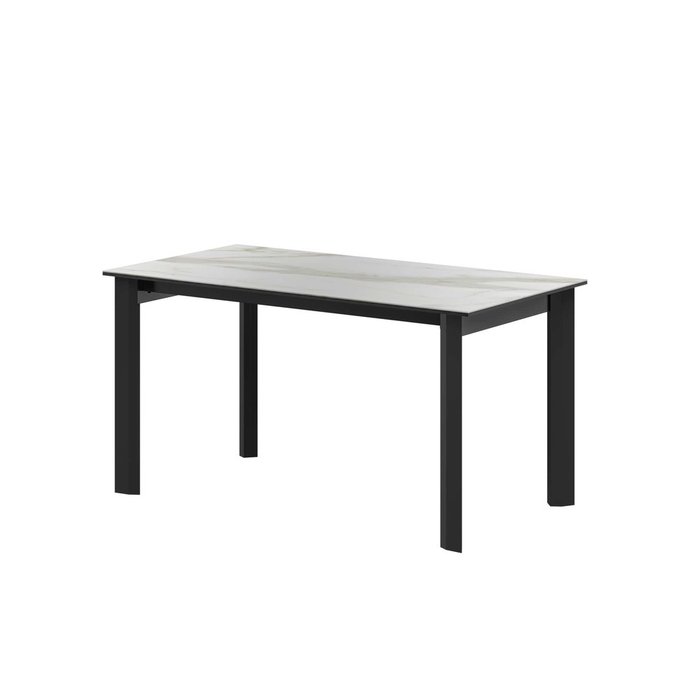 Обеденный стол Treck 2 бело-черного цвета