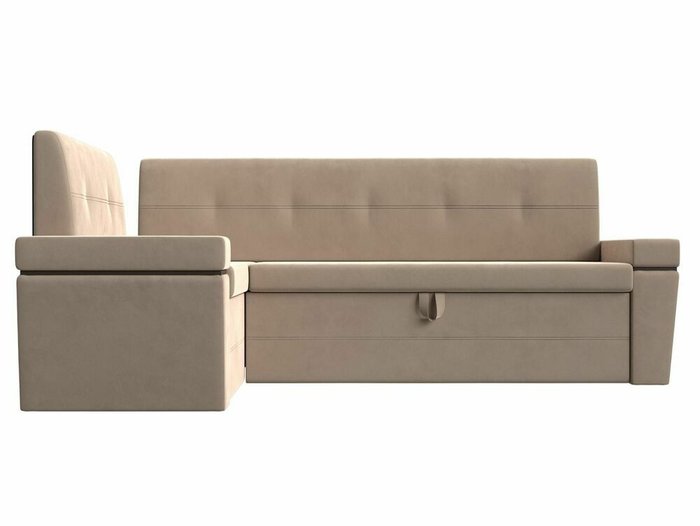 Угловой диван-кровать Деметра  бежевого цвета левый угол - купить Угловые диваны по цене 45999.0