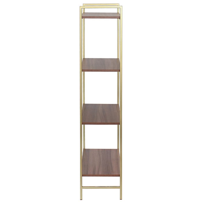 Стеллаж Alto 45 коричнево-золотого цвета  - лучшие Стеллажи в INMYROOM