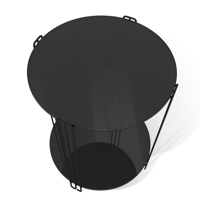 Столик кофейный Арнис черного цвета - купить Кофейные столики по цене 3860.0