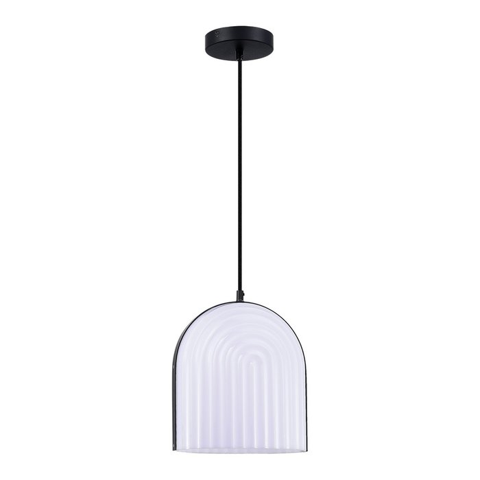 Светильник подвесной ST-Luce Черный/Белый E27 1*60W - купить Подвесные светильники по цене 8618.0