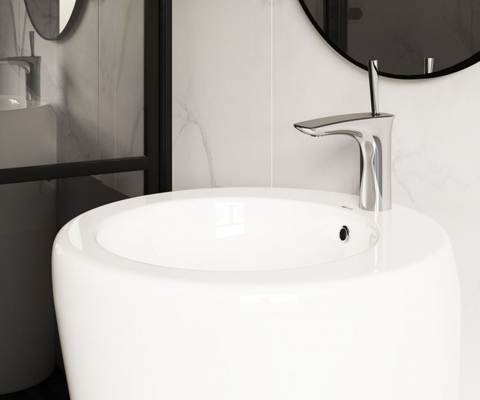 Раковина напольная  Ceramica Nova овальная 55х51 см - лучшие Раковины для ванной комнаты в INMYROOM