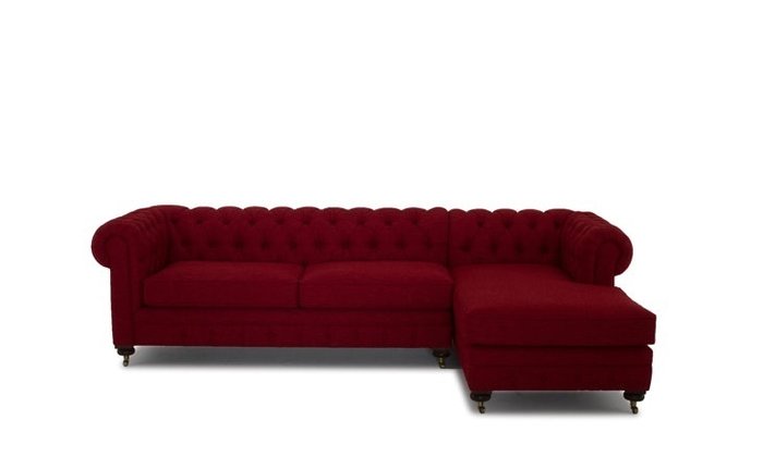 Модульный диван красного цвета - лучшие Угловые диваны в INMYROOM