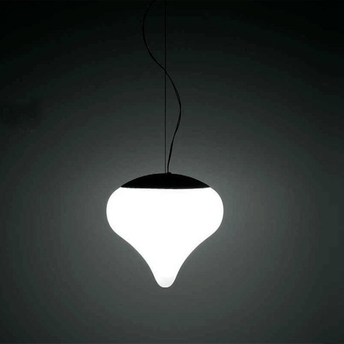 Подвесной светильник Fabbian DUNE с плафоном из белого сатинированного дутого стекла  - лучшие Подвесные светильники в INMYROOM