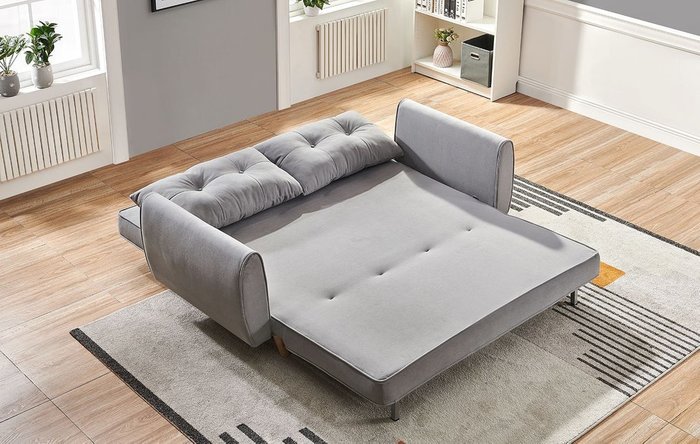 Диван-кровать Beatrix серого цвета - купить Прямые диваны по цене 74801.0