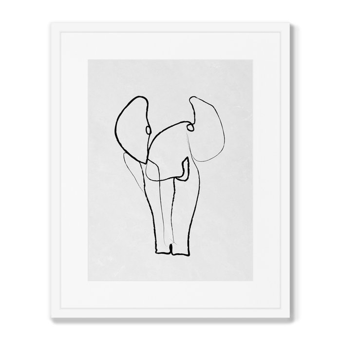 Репродукция картины в раме Elephant - купить Картины по цене 8199.0