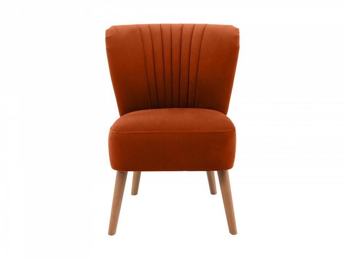 Кресло Barbara терракотового цвета - купить Интерьерные кресла по цене 20340.0