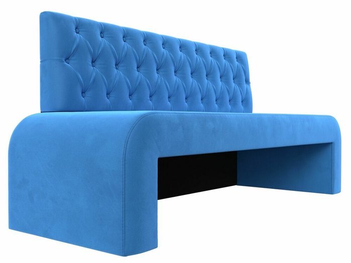 Прямой диван Кармен Люкс голубого цвета - лучшие Прямые диваны в INMYROOM