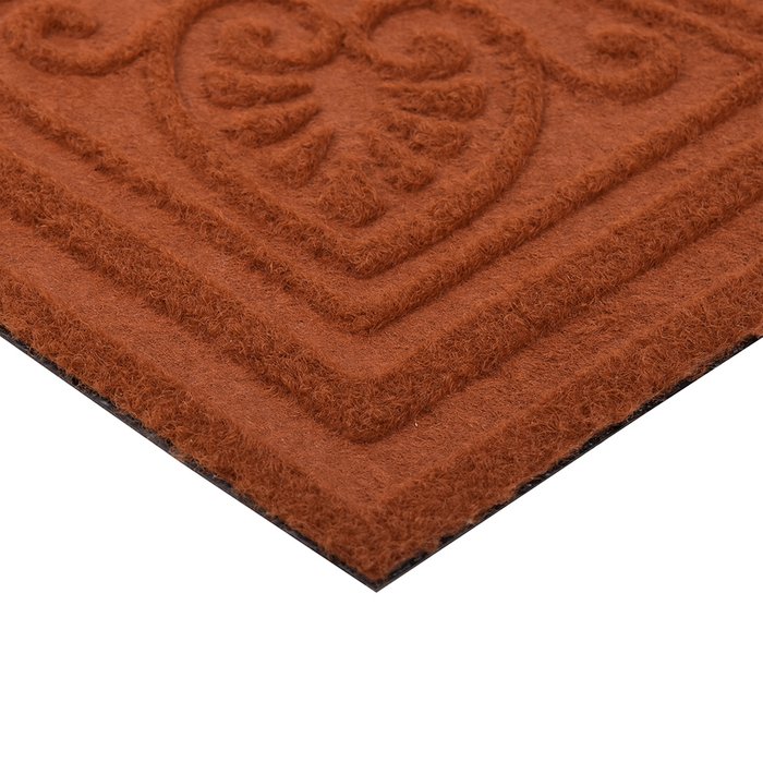 Коврик придверный Comfort 45х75 коричневого цвета - лучшие Придверные коврики в INMYROOM