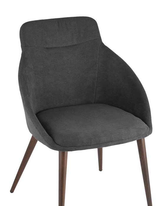 Стул Квини серого цвета - купить Обеденные стулья по цене 9190.0