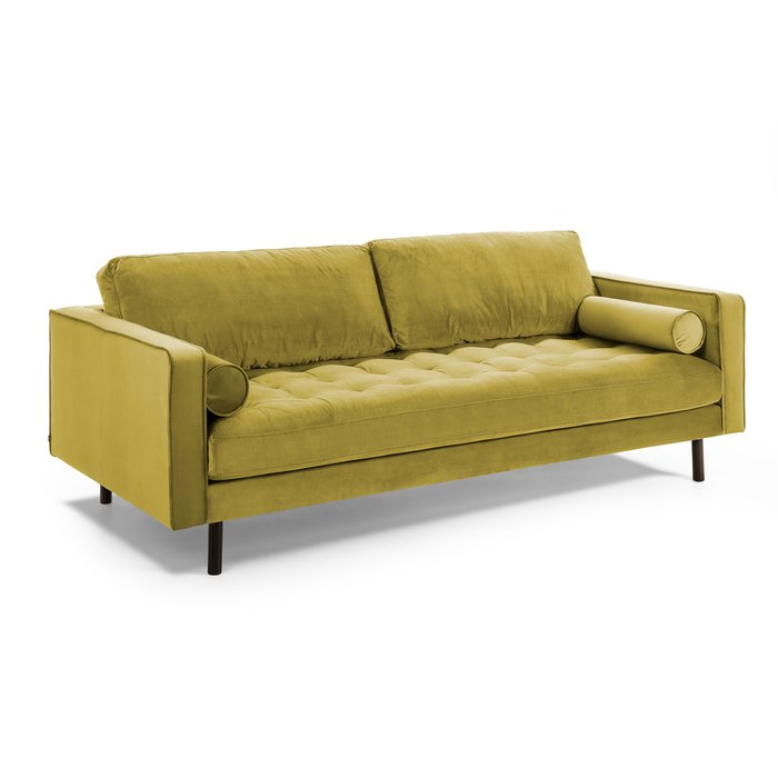 Диван двухместный Bogart темно-желтого цвета - купить Прямые диваны по цене 138990.0