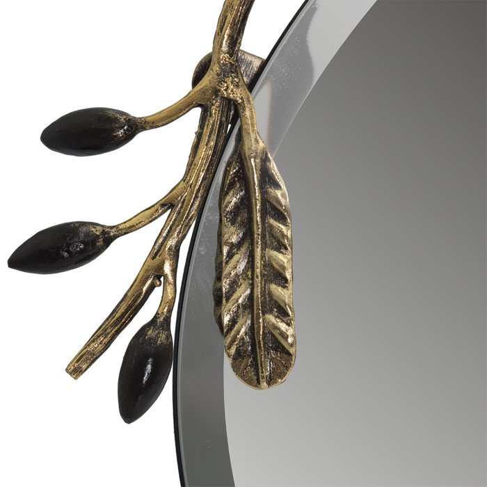 Зеркало настольное Oliva Branch коричневого цвета - лучшие Настольные зеркала в INMYROOM