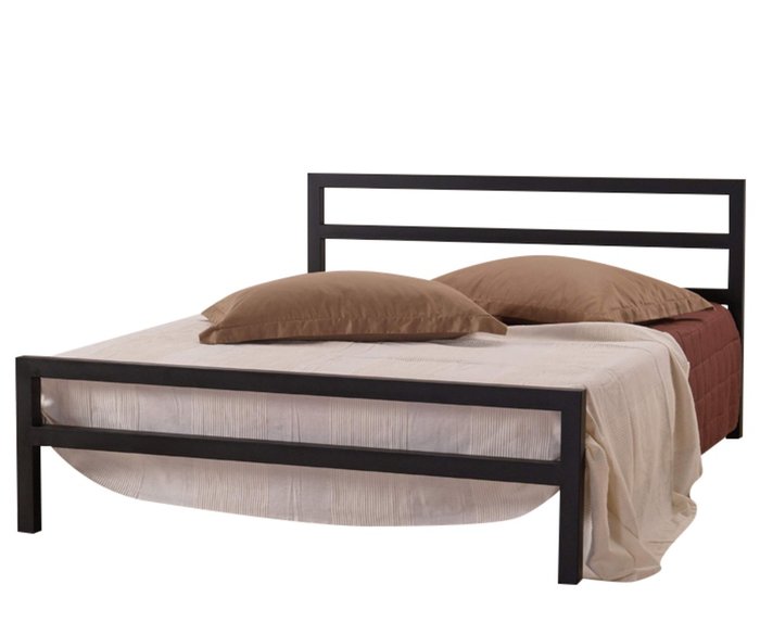 Кровать Аристо 160х200 черного цвета - купить Кровати для спальни по цене 24990.0