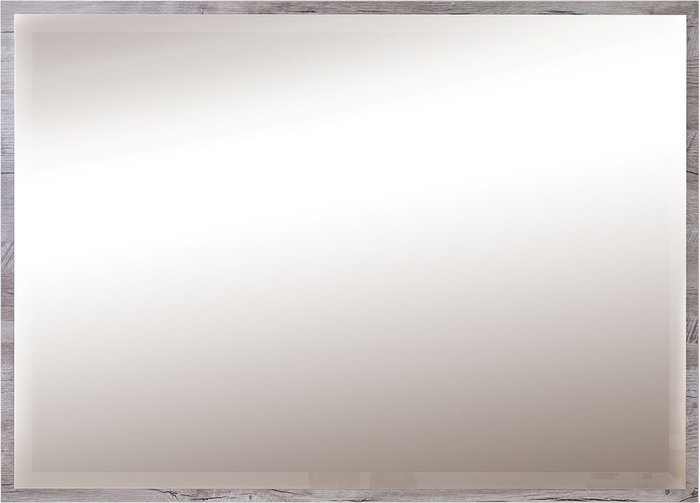 Настенное зеркало Гранде 70х100 в раме серо-коричневого цвета - купить Настенные зеркала по цене 6175.0