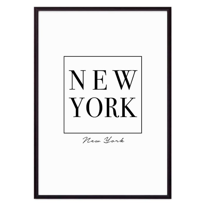 Постер в рамке New-York 21х30 см
