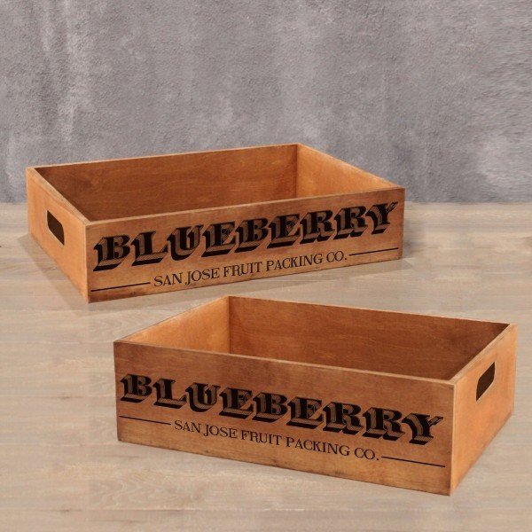 Ящик для хранения Blueberry из фанеры
