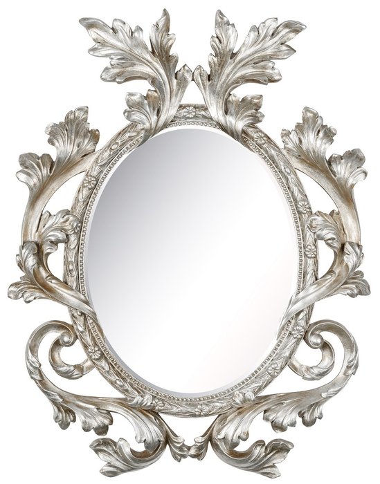 Настенное Зеркало в раме Glory Silver 