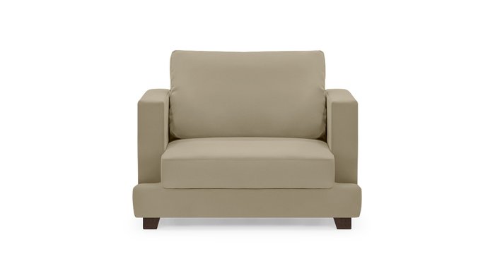 Кресло Плимут бежевого цвета - купить Интерьерные кресла по цене 24500.0