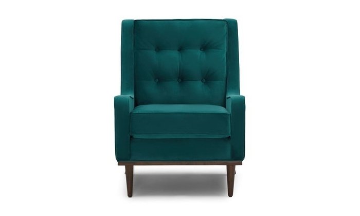 Кресло сине-зеленого цвета - купить Интерьерные кресла по цене 54000.0