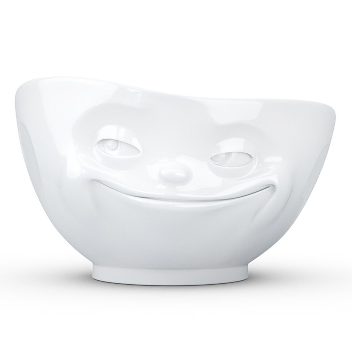 Чаша Tassen grinning белого цвета 500 мл