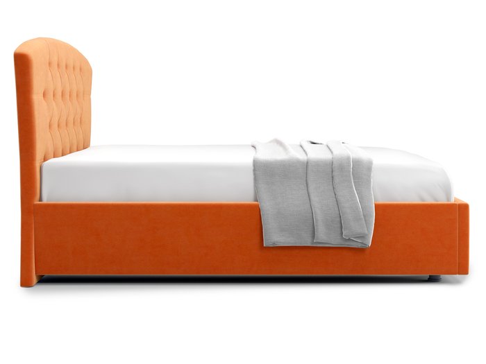 Кровать Premo 160х200 оранжевого цвета с подъемным механизмом  - лучшие Кровати для спальни в INMYROOM
