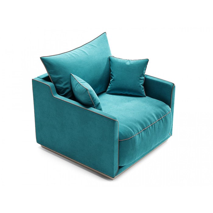 Кресло Soho бирюзового цвета - лучшие Интерьерные кресла в INMYROOM