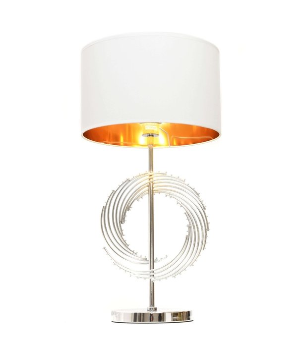 Настольная лампа Fabi с белым абажуром - купить Настольные лампы по цене 13900.0