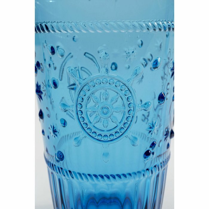 Стакан Greece из стекла голубого цвета - лучшие Бокалы и стаканы в INMYROOM