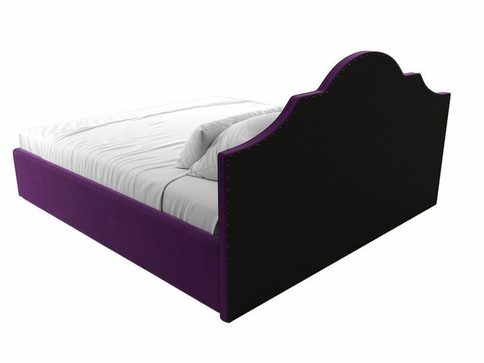 Кровать Афина 200х200 фиолетового цвета с подъемным механизмом  - лучшие Кровати для спальни в INMYROOM