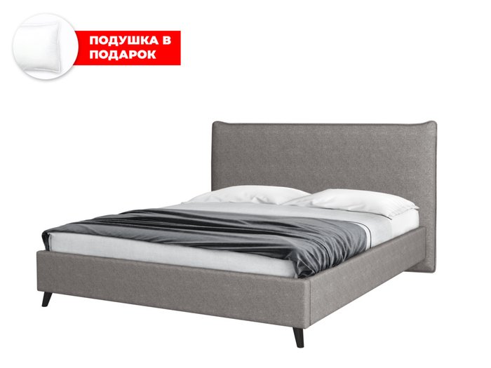 Кровать Kamizo 160х200 серого цвета с подъемным механизмом