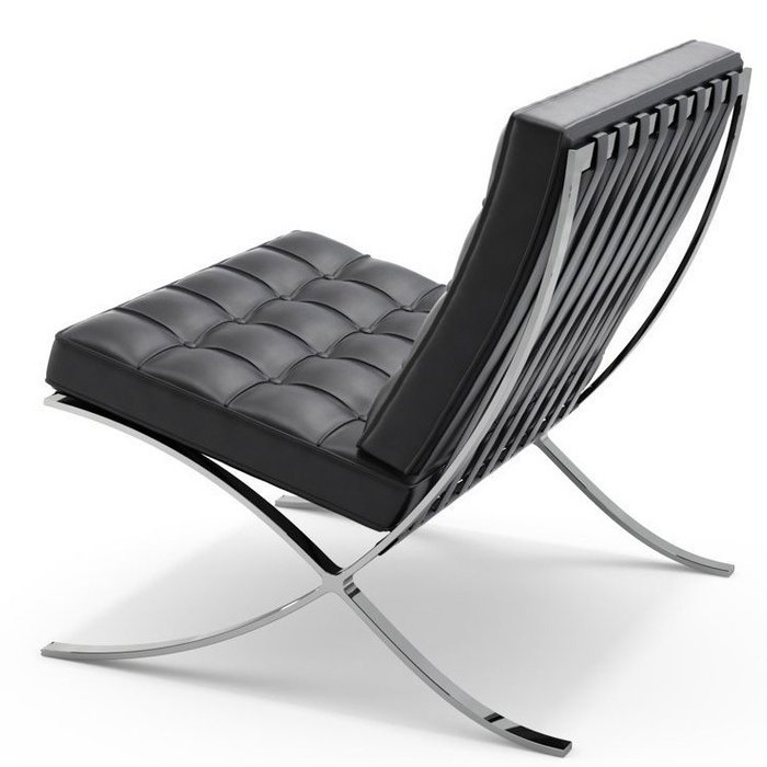 Кресло Barcelona чёрного цвета - лучшие Интерьерные кресла в INMYROOM