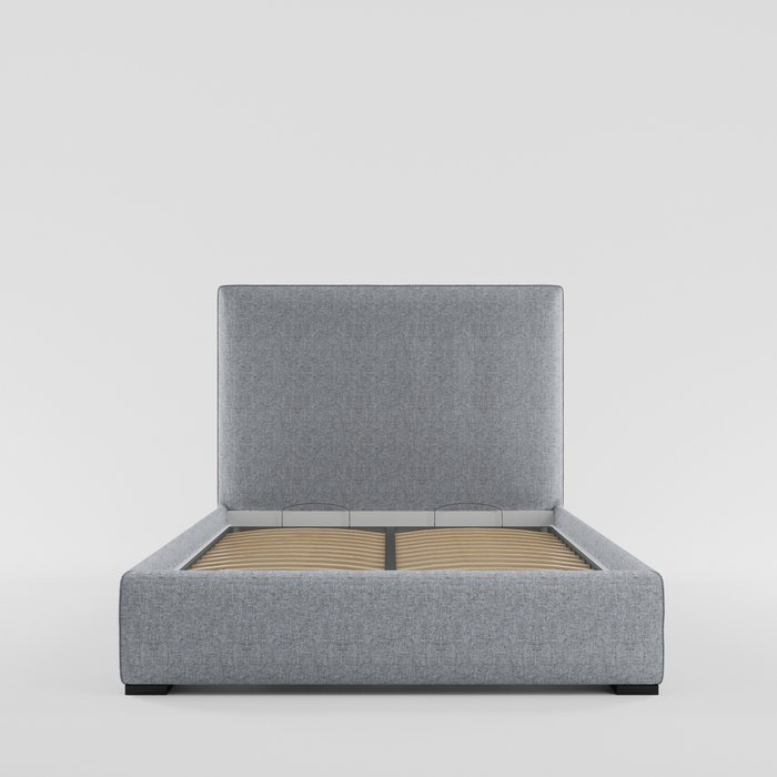 Кровать с подъемным механизмом Norte 200х200 серого цвета - купить Кровати для спальни по цене 71550.0