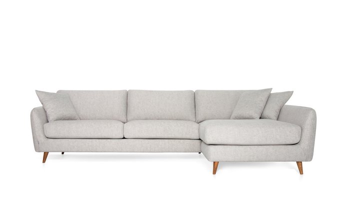 Угловой диван Faro светло-серого цвета